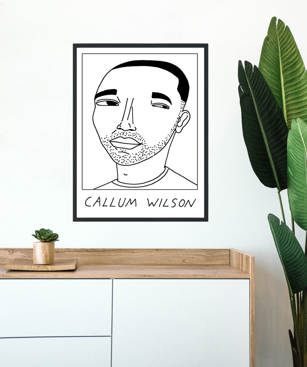 Badly Drawn Footballers - Callum Wilson - Poster - 3 FOR 2