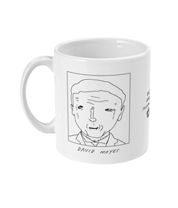 Badly Drawn Footballers Mug - David Moyes