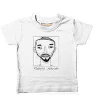 Load image into Gallery viewer, Badly Drawn Footballers - Baby / Toddler Organic T-Shirt - Roberto Pereyra
